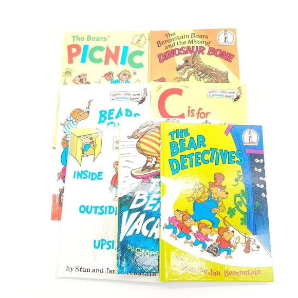 Other - The Berenstain Bears Kid Beginner 7 Book Lot I Can Read It All By Myself Cat Hat